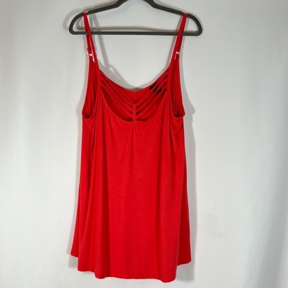 Torrid Red Lattice Strappy Tank Top - Picture 5 of 9